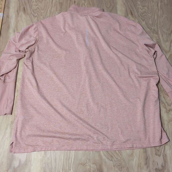 Nike Element Wmns 1/2-Zip Running Top heather Pink Size 3X CU3220 Thumb Holes - Picture 7 of 8